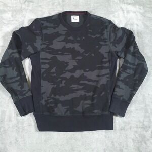 Champion Todd Snyder Sweatshirt‎ Mens Medium Black Camo Crewneck Pullover USA
